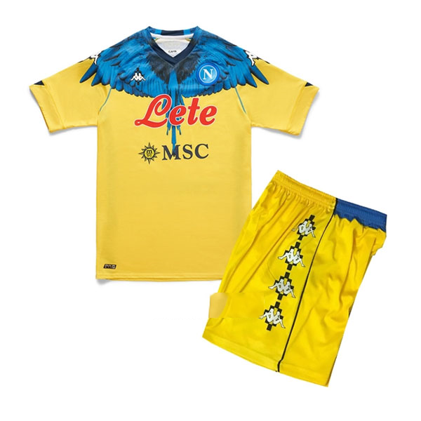 Camiseta Napoli Kappa x Marcelo Burlon Niño 2021 2022